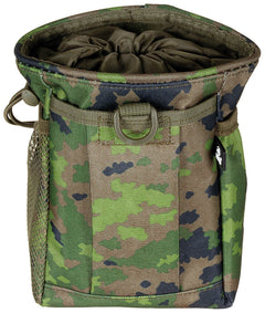 Husă MOLLE Patronenhülsen Camo M05 MFH - Sistem prindere MOLLE, Deschidere șnur