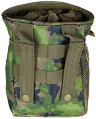 Husă MOLLE Patronenhülsen Camo M05 MFH - Sistem prindere MOLLE, Deschidere șnur