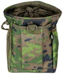 Husă MOLLE Patronenhülsen Camo M05 MFH - Sistem prindere MOLLE, Deschidere șnur
