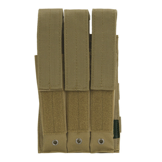 Husă Molle Pouch 3 Magazii Pistol Khaki - Securitate & Acces Rapid
