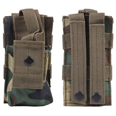 Husă MOLLE Radio Utility #G Woodland - Suport Sigur & Acces Rapid
