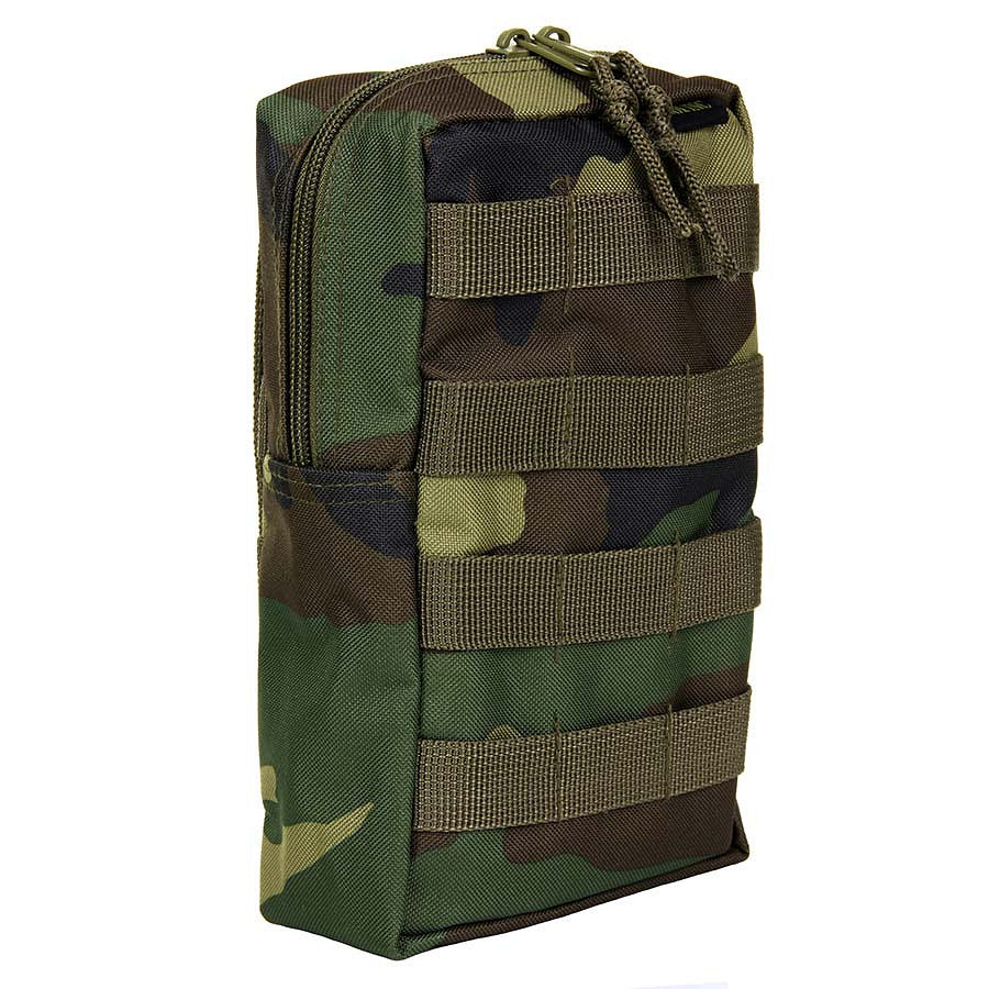 Husă MOLLE Upright Woodland - Organizare Verticală Esențială