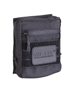 Husă Multifuncțională Mil-Tec Hook & Loop – 15 x 5,5 x 17,5 cm, Neagră