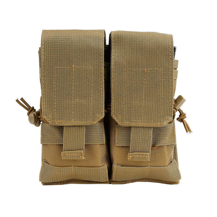 Husă Munitie Airsoft Dublă Khaki - Acces Rapid la Munitie