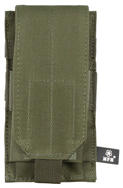 Husă Încărcător MOLLE Oliv MFH - Clapetă Velcro, Poliester 100%