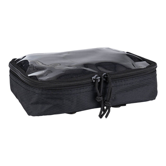 Husă Organizatoare Hexagon Transparent Medie Negru 101INC - Organizare Vizibilă și Acces Rapid