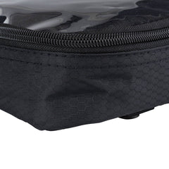 Husă Organizatoare Hexagon Transparent Medie Negru 101INC - Organizare Vizibilă și Acces Rapid