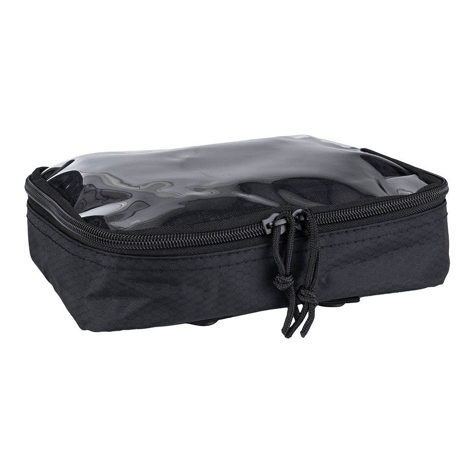 Husă Organizatoare Hexagon Transparent Medie Negru 101INC - Organizare Vizibilă și Acces Rapid