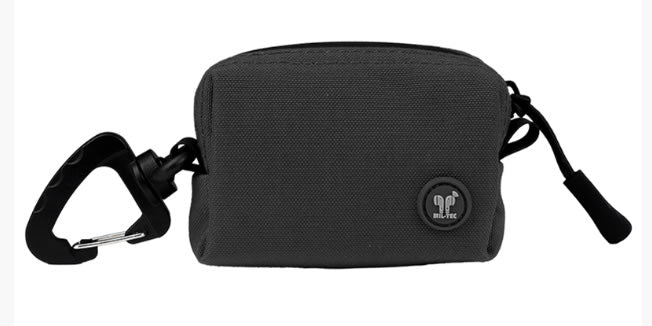 Husă pentru Căști Mil-Tec Earpod Pouch – Poliester 700D, Carabinieră, Neagră