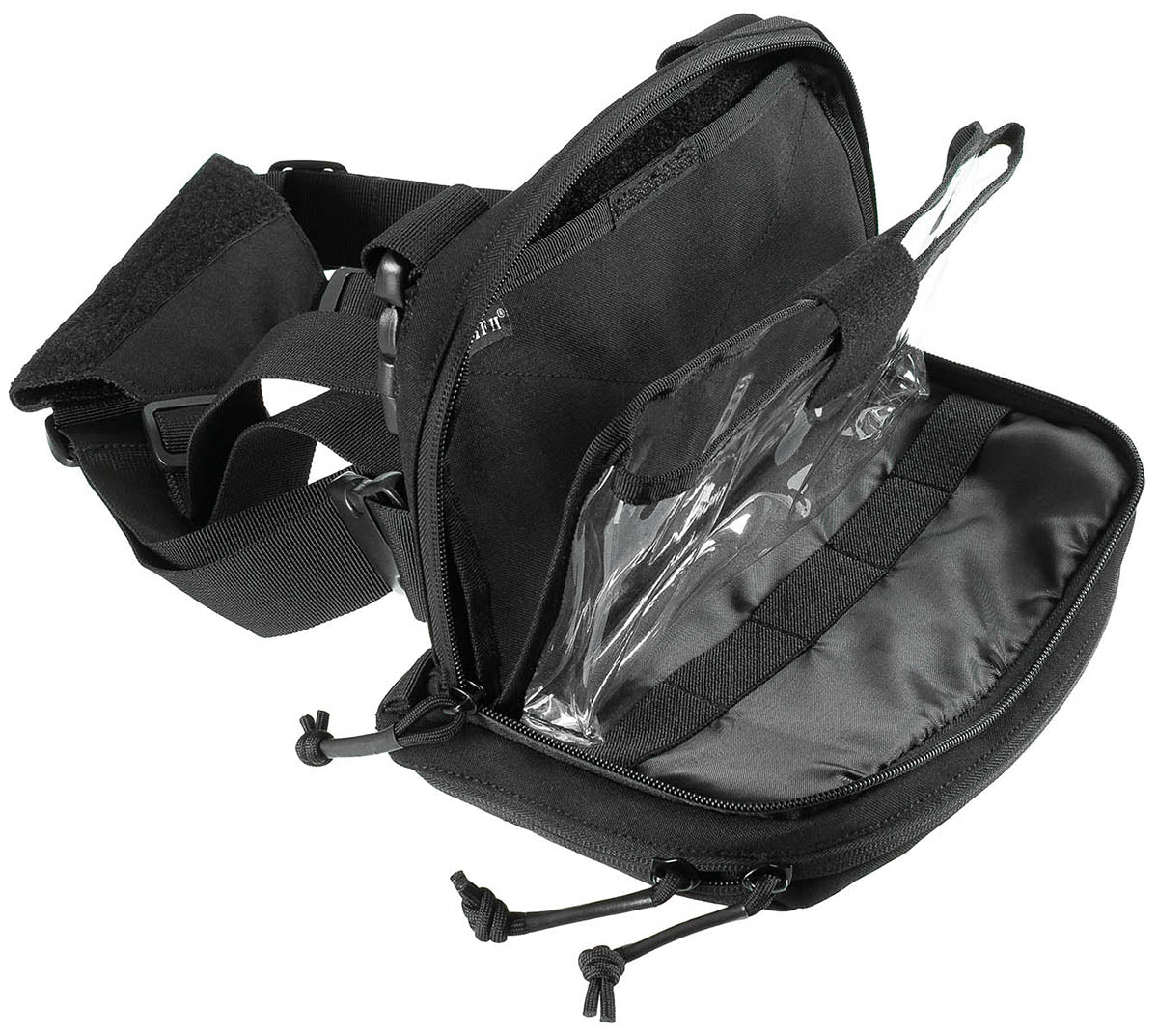 Husă Pliabilă Hartă/Tabletă Negru MFH - Compatibil Tablete 9", Poliester 700D