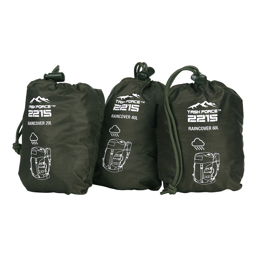 Husă Ploaie TF-2215 Rucsac 40L Ranger Green Task Force - Protecție Absolută