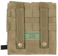 Husă Port Încărcătoare Dublă MOLLE Coyote Tan MFH - Curele MOLLE, 2 Compartimente