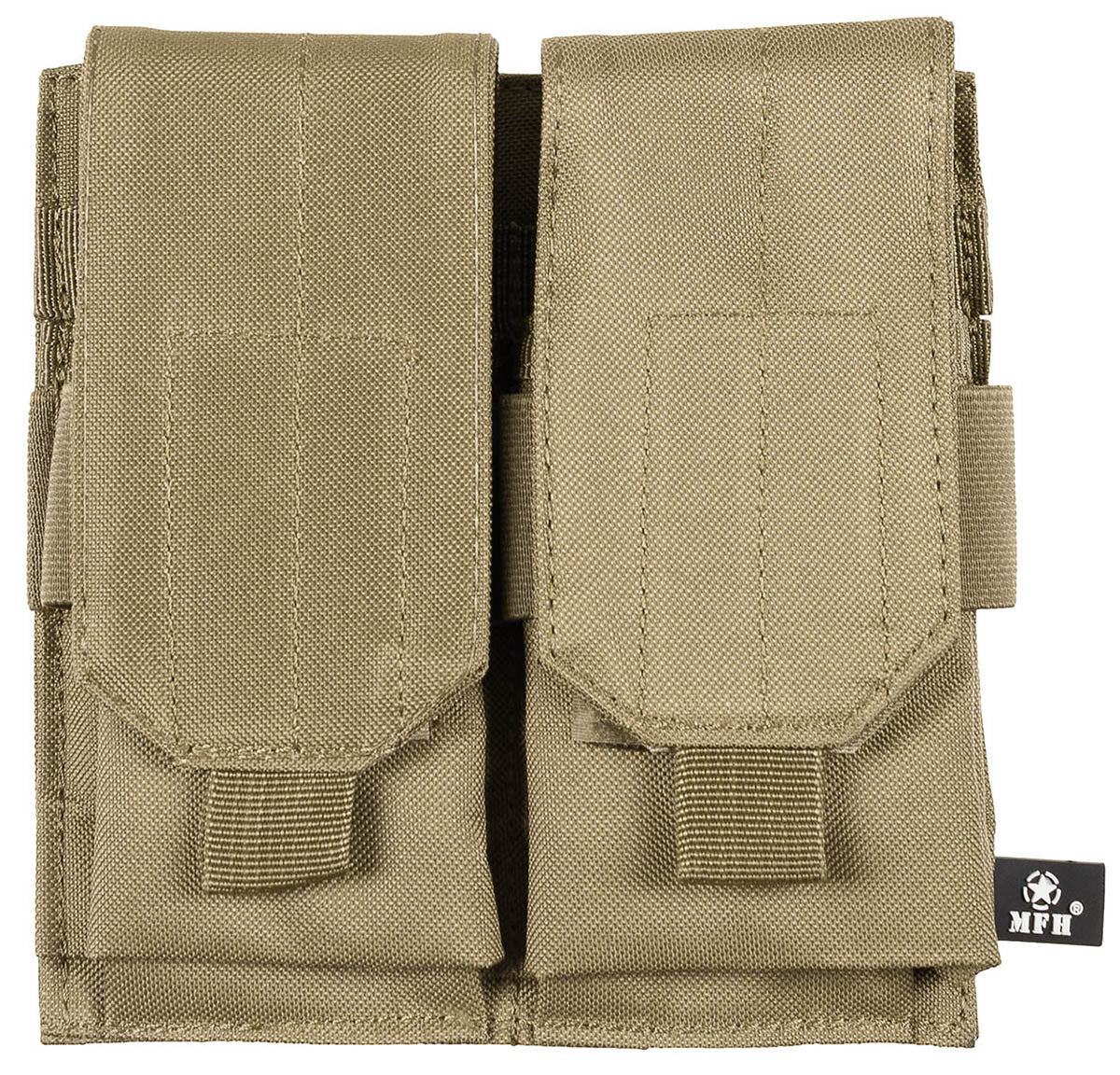 Husă Port Încărcătoare Dublă MOLLE Coyote Tan MFH - Curele MOLLE, 2 Compartimente