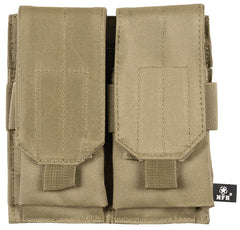 Husă Port Încărcătoare Dublă MOLLE Coyote Tan MFH - Curele MOLLE, 2 Compartimente