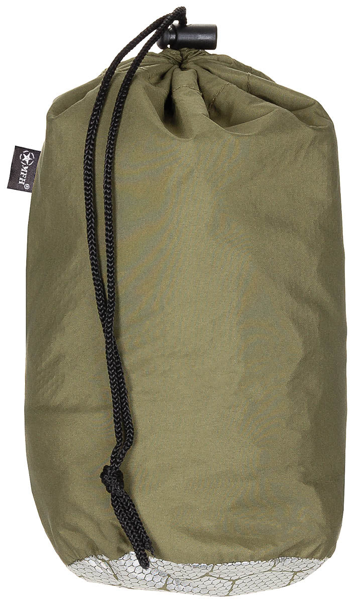 Husă sac de dormit "Thermo" Oliv MFH - Impermeabilă DWR, Interior Aluminiu