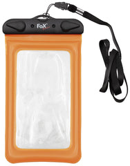 Husă Smartphone Impermeabilă Portocalie FoxOutdoor - Etanșă Praf, Folosire Touch