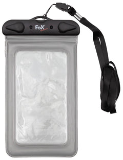Husă Smartphone Impermeabilă Transparent-Negru FoxOutdoor - Etanșă la praf, 60g