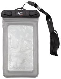 Husă Smartphone Impermeabilă Transparent-Negru FoxOutdoor - Etanșă la praf, 60g