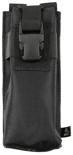 Husa stație radio MOLLE Negru MFH - Sistem MOLLE, 130g