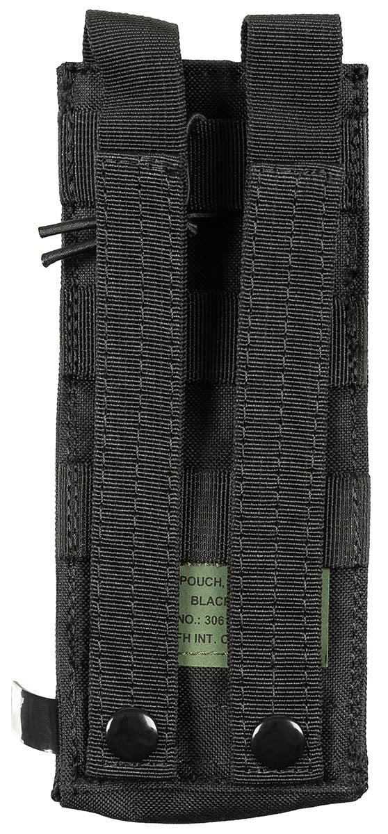 Husa stație radio MOLLE Negru MFH - Sistem MOLLE, 130g