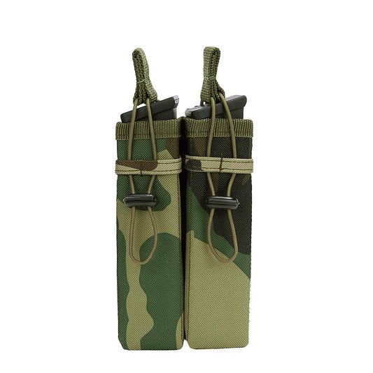 Husă Tactică Molle Side Arm 2 Magazinen Woodland - Acces Rapid & Sigur
