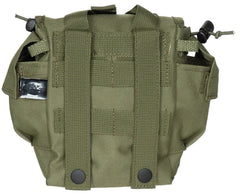 Husă transport recipient MOLLE Oliv MFH - 1 Qt, Chingi MOLLE
