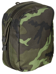 Husă Universală MOLLE, Mică, Camuflaj M 95 CZ MFH - Fermoar bidirecțional, Bucle elastice