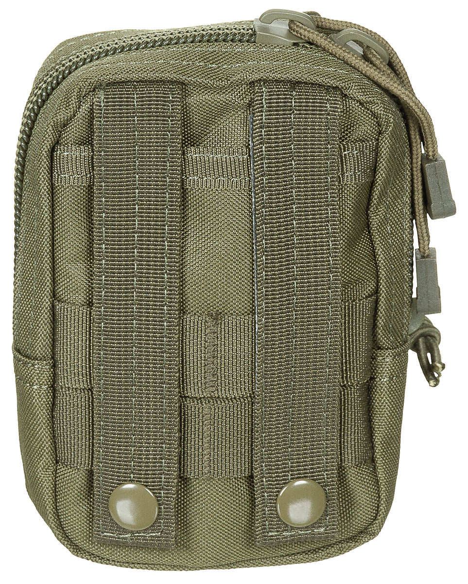 Husă Universală MOLLE Oliv MFH - Sistem prindere MOLLE, 11x15x10 cm