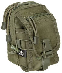 Husă Universală MOLLE Oliv MFH - Sistem prindere MOLLE, 11x15x10 cm