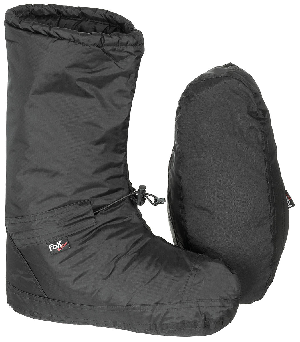 Încălțăminte de bivuac Polar Negru FoxOutdoor - Rezistent la vânt, Izolație termică