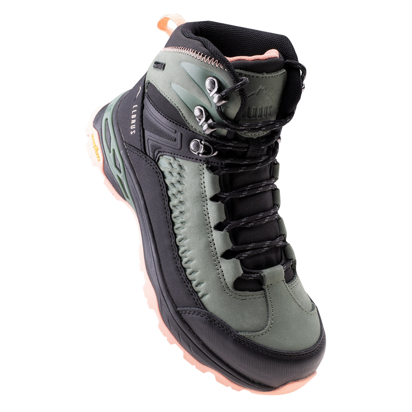 Încălțăminte Trekking Femei ELBRUS Engen Mid WP GR - Impermeabilă, Confort sporit - 6