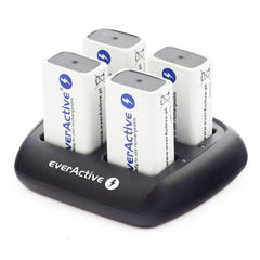 Încărcător Acumulatori 9V EverActive NC-109 - 4 Canale Individuale - 2