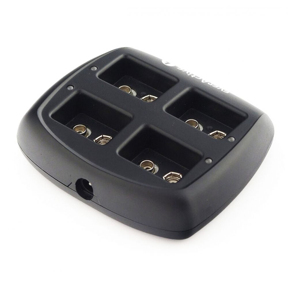Încărcător Acumulatori 9V EverActive NC-109 - 4 Canale Individuale - 4