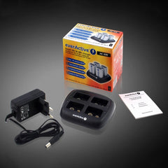 Încărcător Acumulatori 9V EverActive NC-109 - 4 Canale Individuale - 5