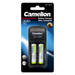 Incarcator Acumulatori BC-1001A Camelion - 2x AAA Incluse, Incarcare Individuala - 2