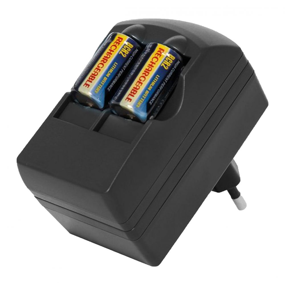Incarcator Acumulatori CR123A / CR2 Li-Ion OEM - Cu 2 Baterii Incluse - 2
