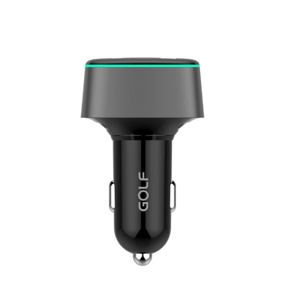 Încărcător Auto 100W Golf GF-C17 - 2x USB Fast Charge QC3.0+PD - 2