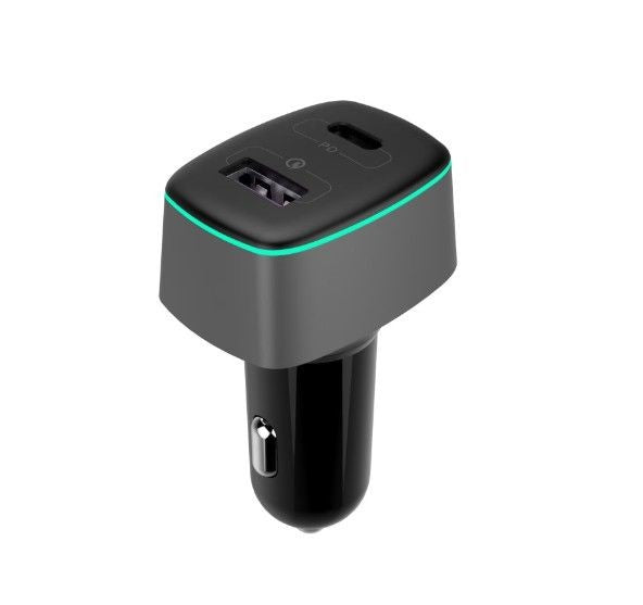 Încărcător Auto 100W Golf GF-C17 - 2x USB Fast Charge QC3.0+PD - 4