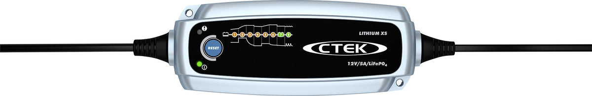 Încărcător Baterie LITHIUM XS CTEK - LiFePO4, 5A, IP65