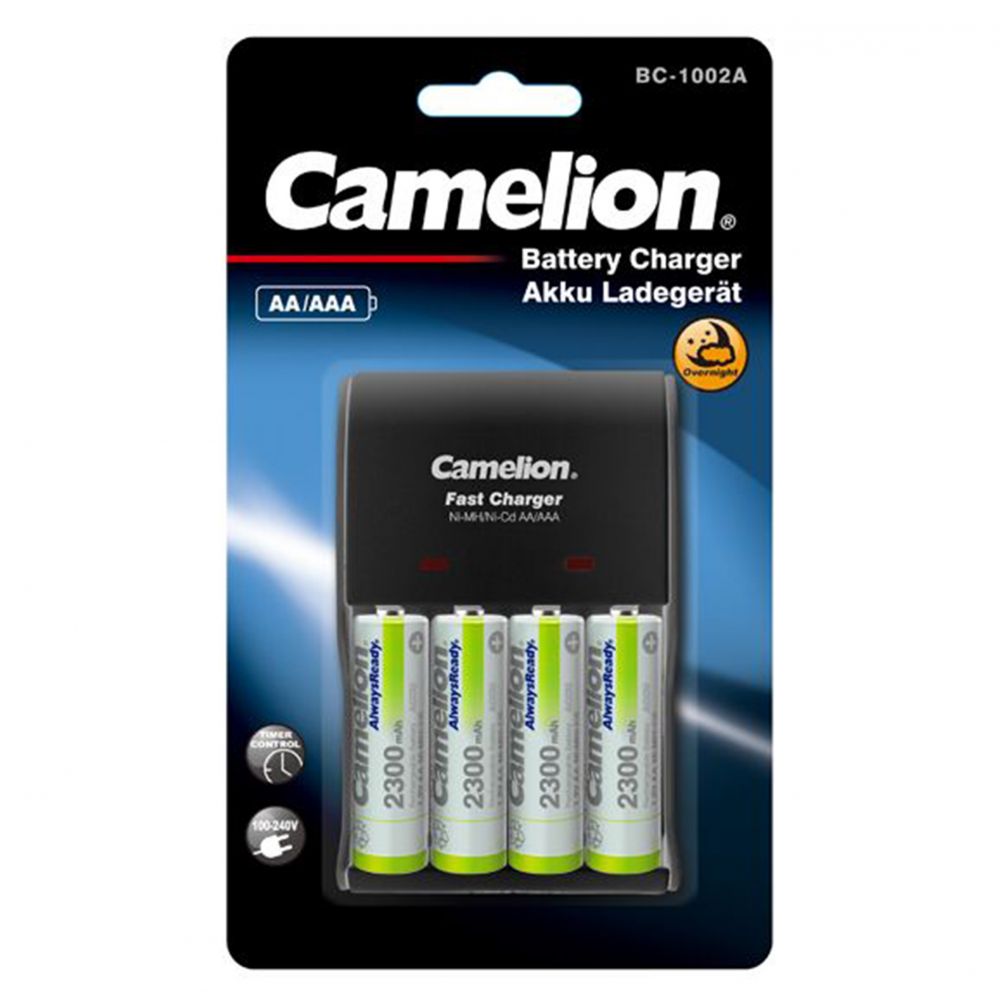 Încărcător Baterii AA BC-1002A Camelion - Include 4x AA 2300mAh, 8h - 2