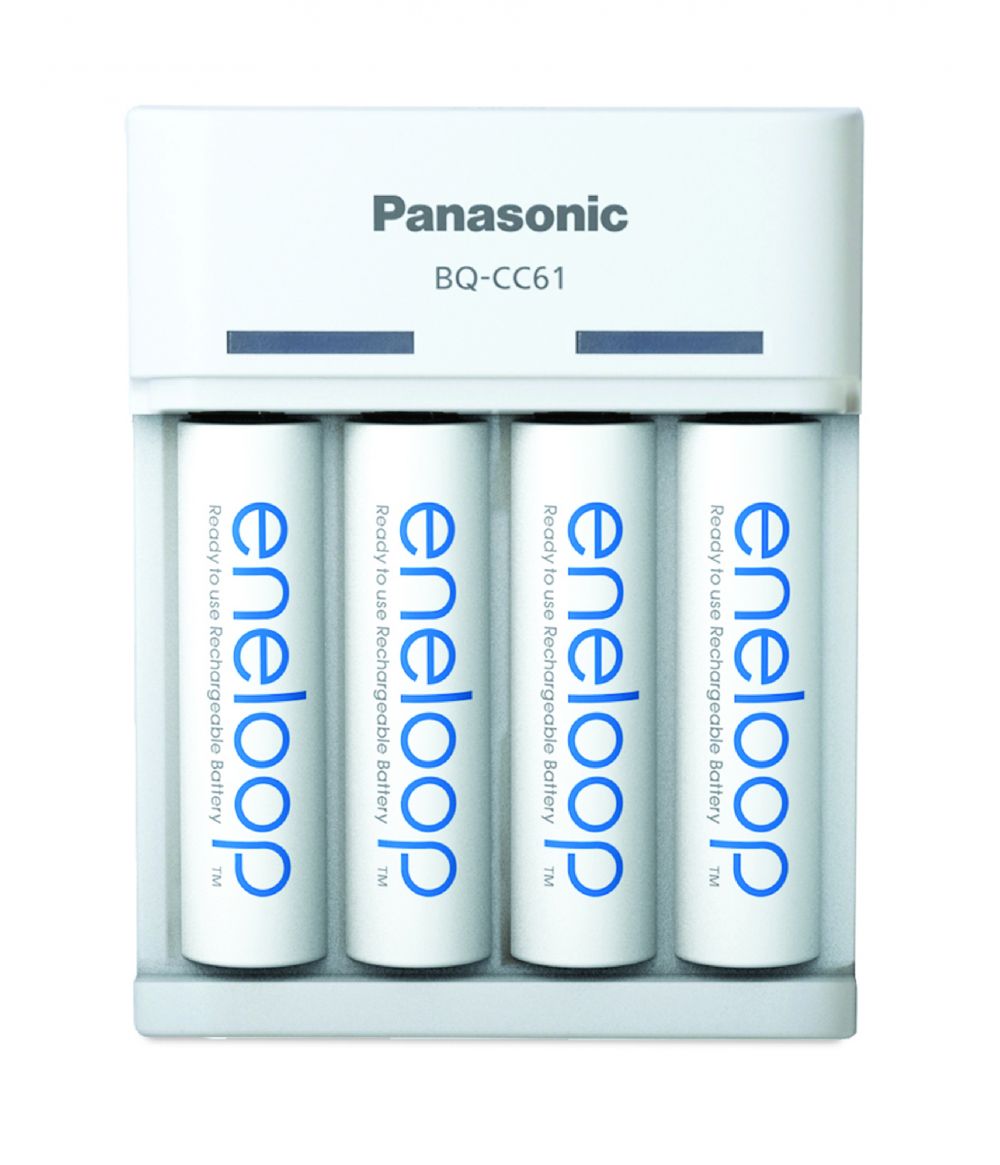 Încărcător Baterii AA Eneloop K-KJ61MCD40USB - Cu 4x AA 2000mAh, USB - 3