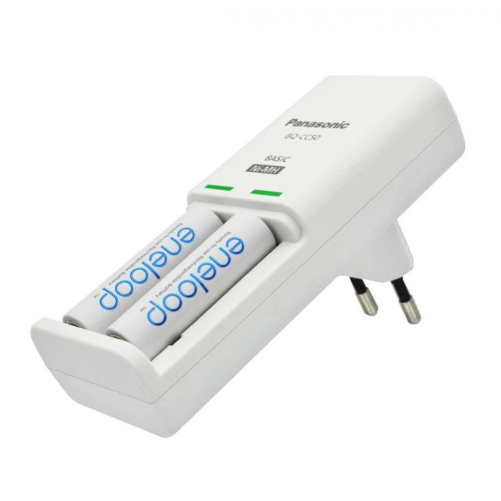 Încărcător Baterii Eneloop BASIC K-KJ50MCD20E - Individual, 2x AA incluse - 3