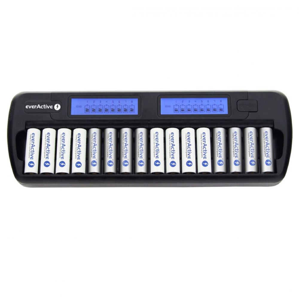 Încărcător Baterii EverActive NC-1600 - Procesor, Display LCD, Încărcare Individuală - 2