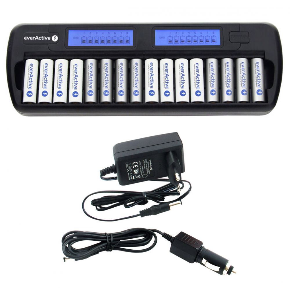 Încărcător Baterii EverActive NC-1600 - Procesor, Display LCD, Încărcare Individuală - 4