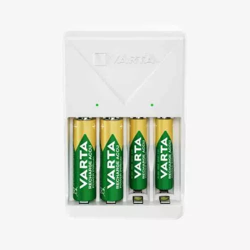 Incarcator Baterii Varta Plug Charger 57657 - Cu 4x AA 2100mAh, Rapid - 4