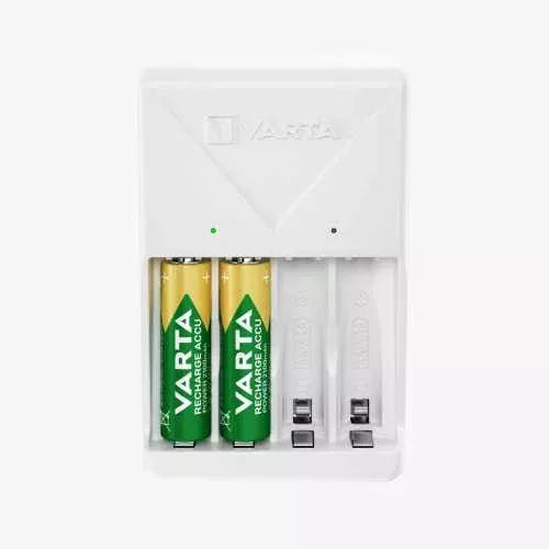 Incarcator Baterii Varta Plug Charger 57657 - Cu 4x AA 2100mAh, Rapid - 5