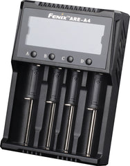 Încărcător Multifuncțional Are-A4 Fenix - 4 Sloturi, Display LCD