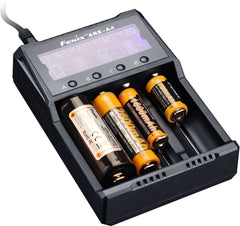 Încărcător Multifuncțional Are-A4 Fenix - 4 Sloturi, Display LCD