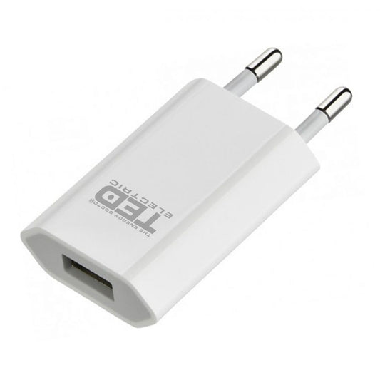 Încărcător Rețea USB 1A 5W TED Electric - Compact, Alb - 2
