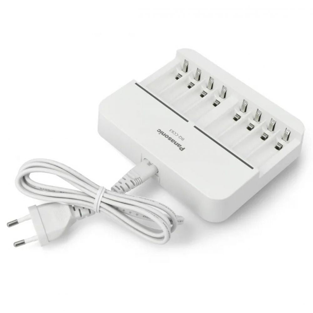 Încărcător Smart 8 Canale Eneloop BQ-CC63E - Individual, Rapid 5h - 3